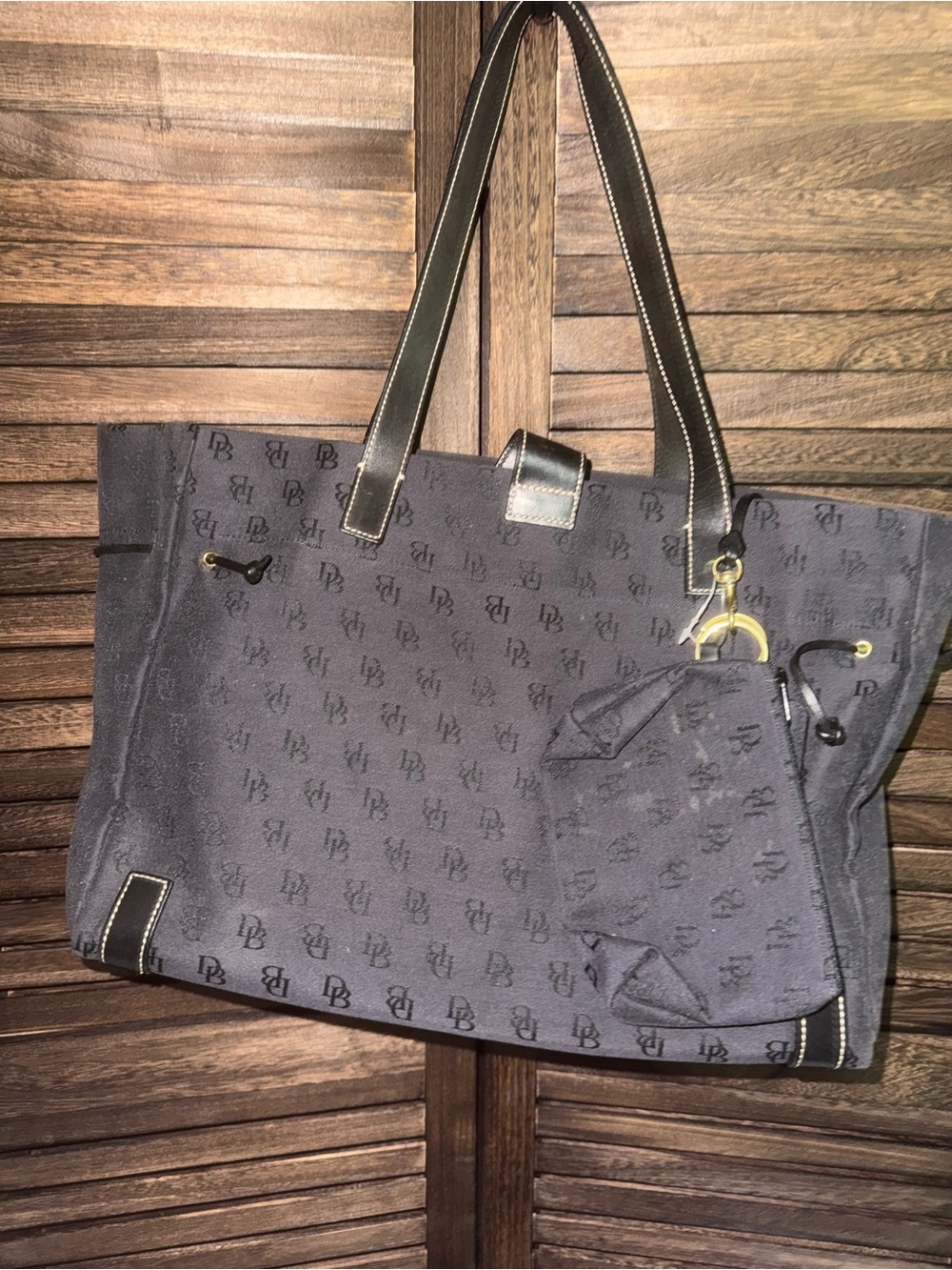 Dooney & Bourke Large Signature Canvas Tote Bag